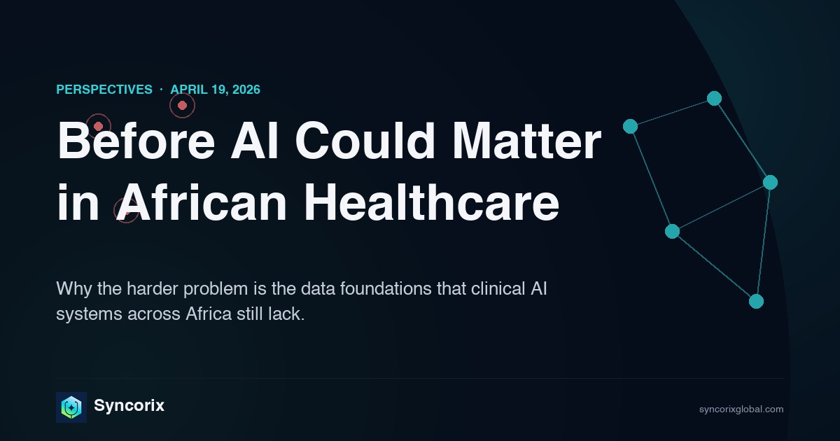 Disconnected versus connected health-data networks — Syncorix editorial